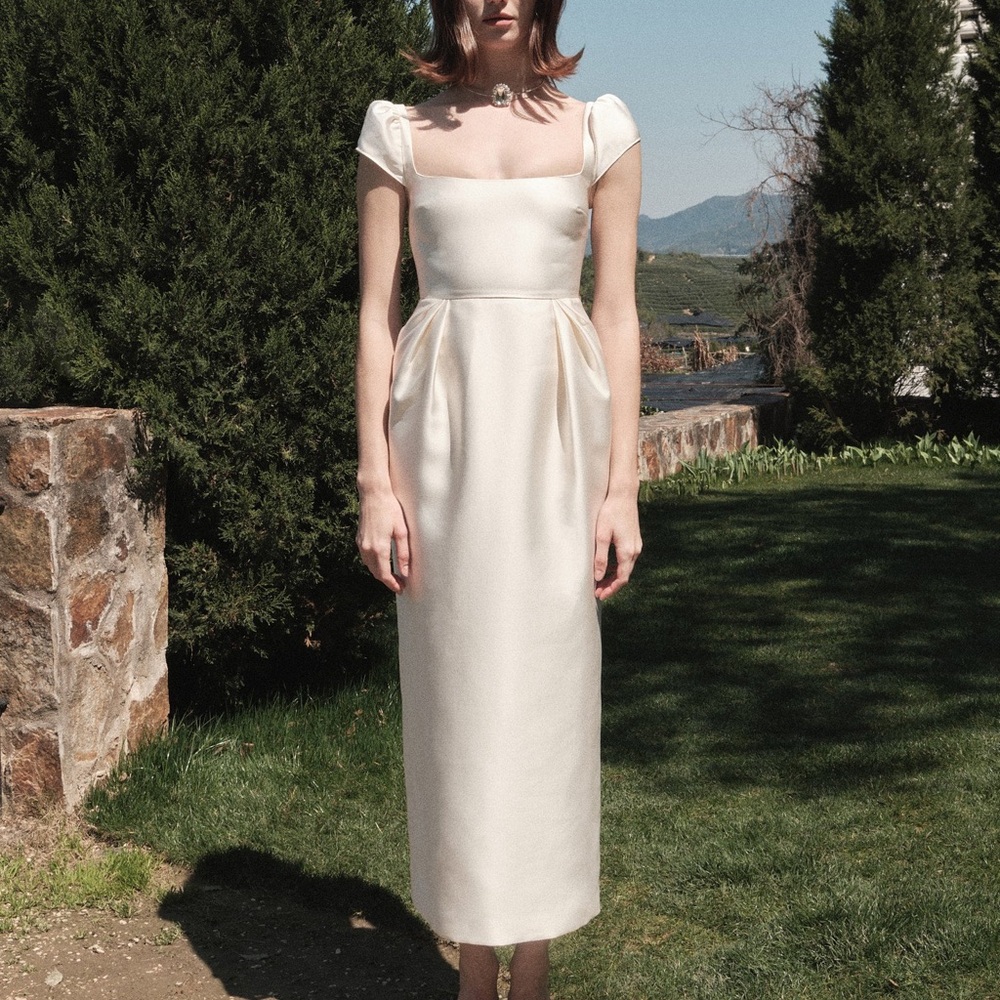 Maison Armory Belmont Dress in Ivory